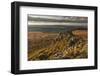 Rock Outcrop Formed of Ordovician Quartzite, Stiperstones Ridge, Stiperstones Nnr, Shropshire, UK-Peter Cairns-Framed Photographic Print