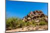 Rock Outcropping in the Arizona Desert-hpbfotos-Mounted Photographic Print