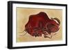 Rock Painting of a Bison, Late Magdalenian, 13000 BC-null-Framed Giclee Print