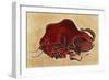 Rock Painting of a Bison, Late Magdalenian, 13000 BC-null-Framed Giclee Print