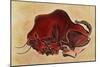 Rock Painting of a Bison, Late Magdalenian, 13000 BC-null-Mounted Giclee Print