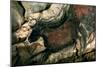 Rock Painting of a Black Bull, circa 17000 BC-null-Mounted Giclee Print