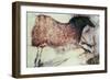 Rock Painting of a Galloping Horse, circa 17000 BC-null-Framed Giclee Print