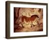 Rock Painting of a Horse, circa 17000 BC-null-Framed Giclee Print