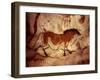 Rock Painting of a Horse, circa 17000 BC-null-Framed Giclee Print