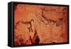 Rock Painting of a Hunting Scene, circa 17000 BC-null-Framed Stretched Canvas