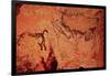 Rock Painting of a Hunting Scene, circa 17000 BC-null-Framed Giclee Print