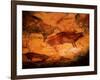 Rock Painting of Bison, circa 15000 BC-null-Framed Giclee Print