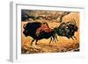 Rock Painting of Bison, circa 17000 BC-null-Framed Giclee Print