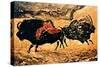 Rock Painting of Bison, circa 17000 BC-null-Stretched Canvas