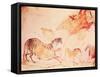 Rock Painting of Horses, C.17000 BC (Cave Painting)-Prehistoric-Framed Stretched Canvas