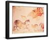 Rock Painting of Horses, C.17000 BC (Cave Painting)-Prehistoric-Framed Giclee Print