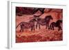 Rock Painting of Tarpans (Ponies), circa 17000 BC-null-Framed Giclee Print