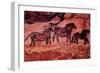 Rock Painting of Tarpans (Ponies), circa 17000 BC-null-Framed Giclee Print