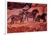 Rock Painting of Tarpans (Ponies), circa 17000 BC-null-Framed Giclee Print