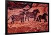 Rock Painting of Tarpans (Ponies), circa 17000 BC-null-Framed Giclee Print