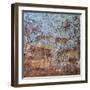 Rock Painting with People and Animals-null-Framed Giclee Print