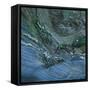 Rock Patterns at Torcross, Devon, UK-Ed Pavelin-Framed Stretched Canvas