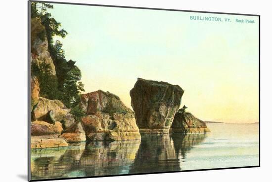 Rock Point, Burlington, Vermont-null-Mounted Art Print