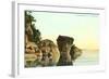 Rock Point, Burlington, Vermont-null-Framed Art Print