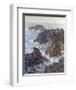 Rock Points at Belle-Ile, c.1886-Claude Monet-Framed Giclee Print