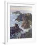 Rock Points at Belle-Ile, c.1886-Claude Monet-Framed Giclee Print