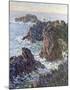 Rock Points at Belle-Ile, c.1886-Claude Monet-Mounted Giclee Print