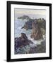 Rock Points at Belle-Ile, c.1886-Claude Monet-Framed Giclee Print