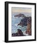 Rock Points at Belle-Ile, c.1886-Claude Monet-Framed Art Print