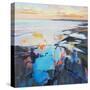 Rock Pool Sunrise-Andrew Kinmont-Stretched Canvas