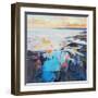 Rock Pool Sunrise-Andrew Kinmont-Framed Art Print