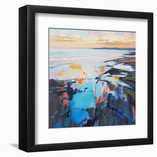 Rock Pool Sunrise-Andrew Kinmont-Framed Art Print