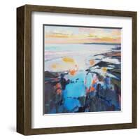 Rock Pool Sunrise-Andrew Kinmont-Framed Art Print