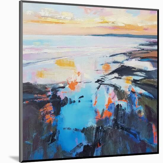 Rock Pool Sunrise-Andrew Kinmont-Mounted Art Print