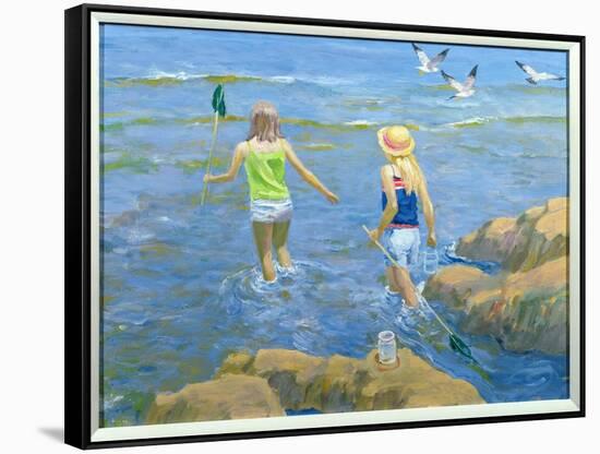 Rock Pool-William Ireland-Framed Stretched Canvas