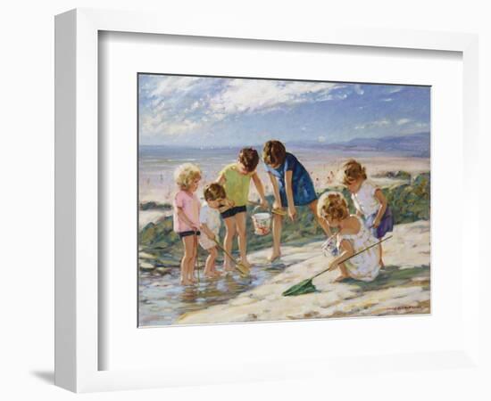 Rock Pooling-Paul Gribble-Framed Giclee Print