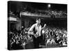 Rock Promoter Bill Graham Onstage with Audience Visible, at Fillmore East-John Olson-Stretched Canvas