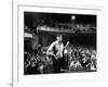 Rock Promoter Bill Graham Onstage with Audience Visible, at Fillmore East-John Olson-Framed Premium Photographic Print