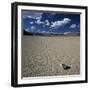 Rock Pushed by Wind in Desert-Micha Pawlitzki-Framed Premium Photographic Print