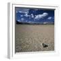 Rock Pushed by Wind in Desert-Micha Pawlitzki-Framed Premium Photographic Print