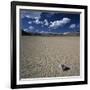 Rock Pushed by Wind in Desert-Micha Pawlitzki-Framed Photographic Print