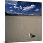 Rock Pushed by Wind in Desert-Micha Pawlitzki-Mounted Photographic Print