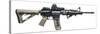 Rock River Arms AR-15 Rifle Equipped with Combat Light.-Stocktrek Images-Stretched Canvas