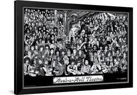 Rock & Roll Theatre-Howard Teman-Framed Poster