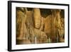 Rock Sculpture of Trimurthi Sadasiva in Elephanta Caves-Jon Hicks-Framed Photographic Print