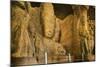 Rock Sculpture of Trimurthi Sadasiva in Elephanta Caves-Jon Hicks-Mounted Photographic Print