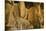 Rock Sculpture of Trimurthi Sadasiva in Elephanta Caves-Jon Hicks-Mounted Photographic Print