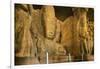 Rock Sculpture of Trimurthi Sadasiva in Elephanta Caves-Jon Hicks-Framed Photographic Print