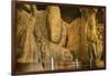 Rock Sculpture of Trimurthi Sadasiva in Elephanta Caves-Jon Hicks-Framed Photographic Print