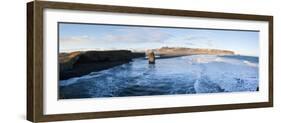Rock-Stack and Bay, Dyrholaey, Nr Vik, Iceland-Peter Adams-Framed Photographic Print